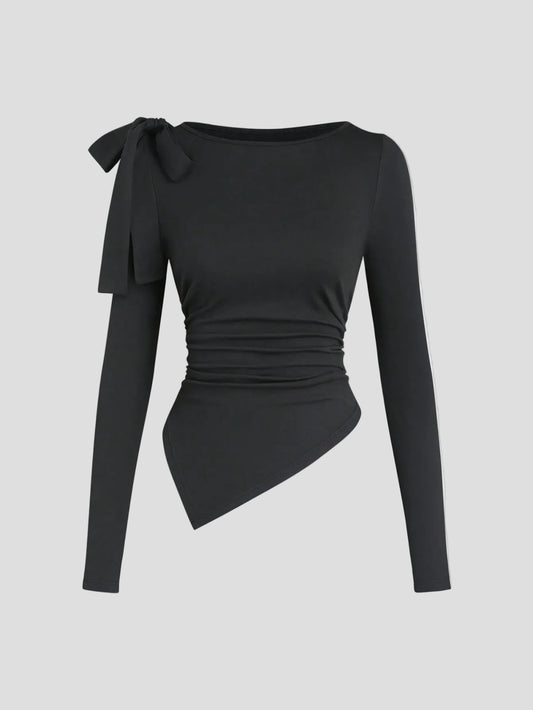 Velora – One-Shoulder-Bogen-Oberteil