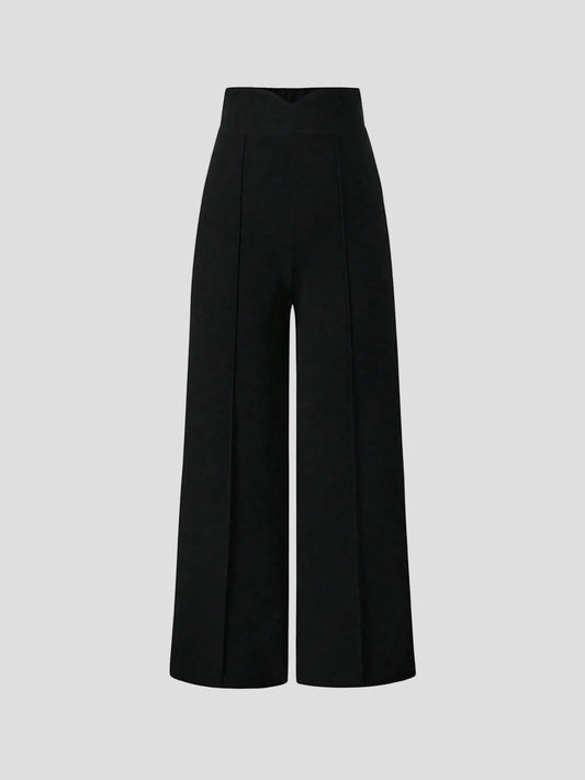 Serine - Schwarze Palazzo Hose