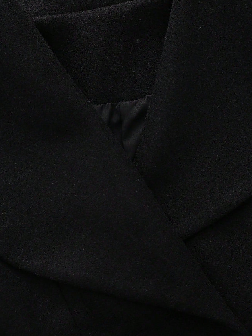 Schwarz - Eleganter Zweireiher-Blazer