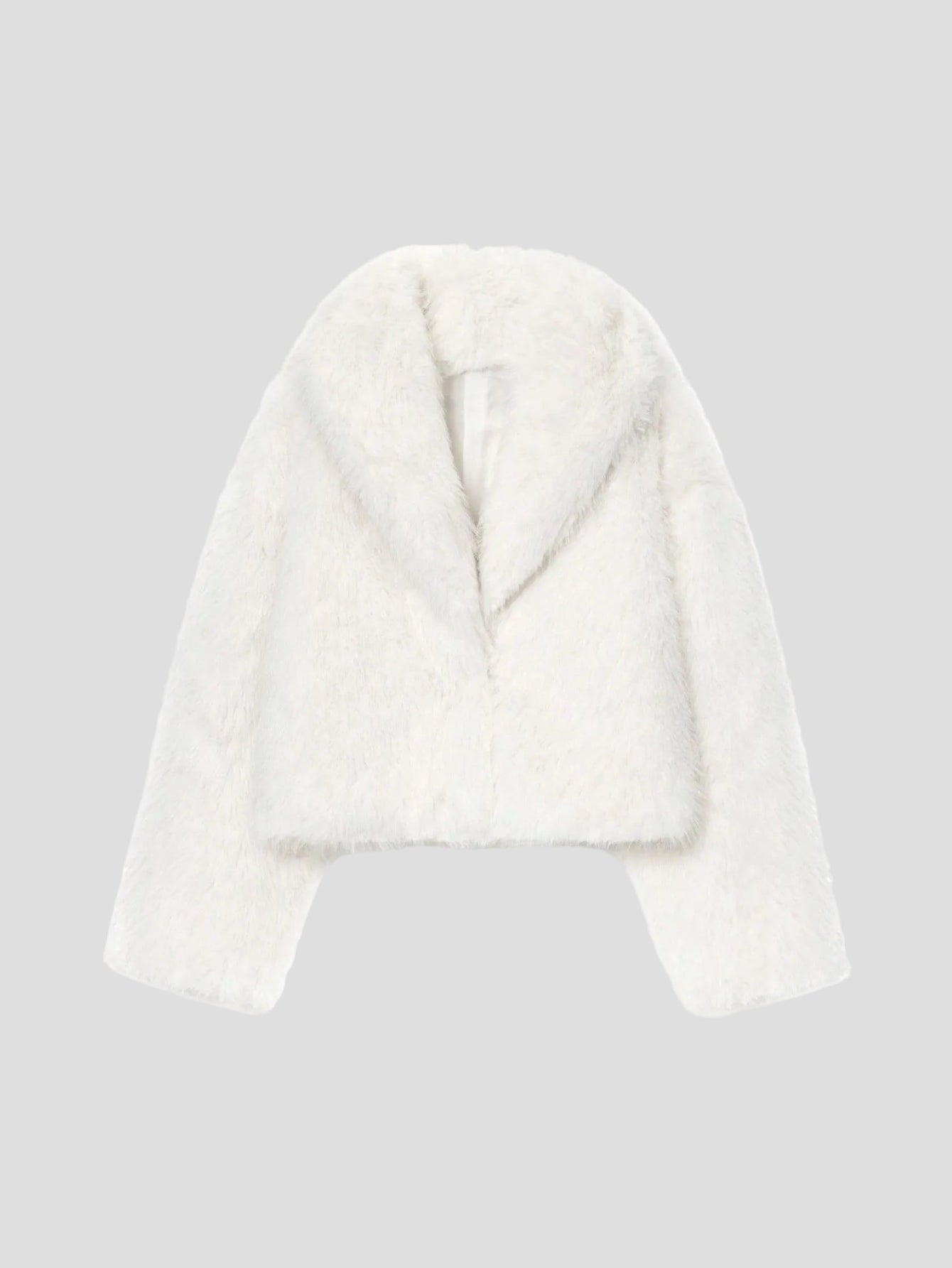 Aurélie - Jacke aus Kunstpelz in Weiß