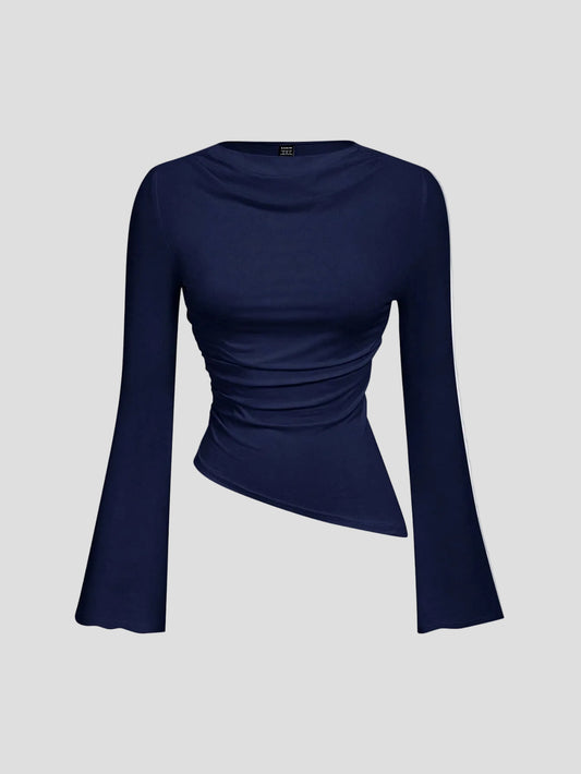 Aurette – Drapiertes asymmetrisches Top