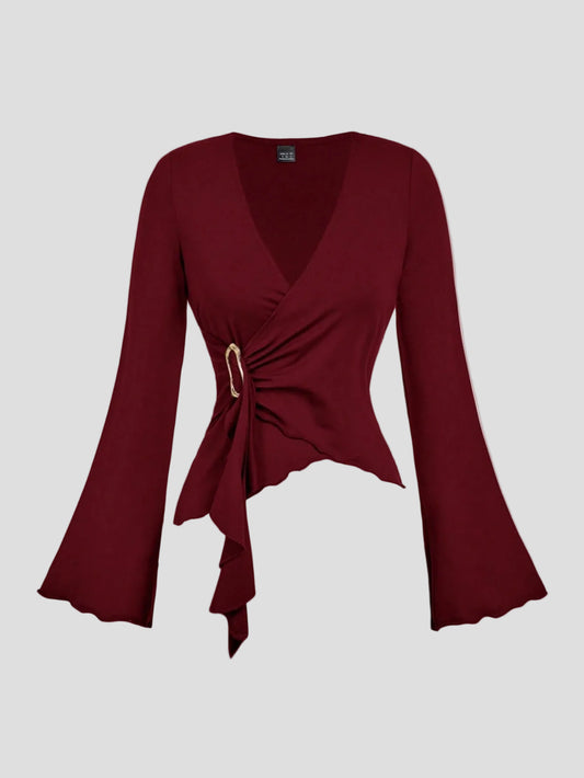 Valira - Wrap Accent Top