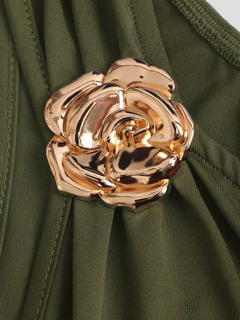 Anouk – Rüschenkleid mit Blumenmuster