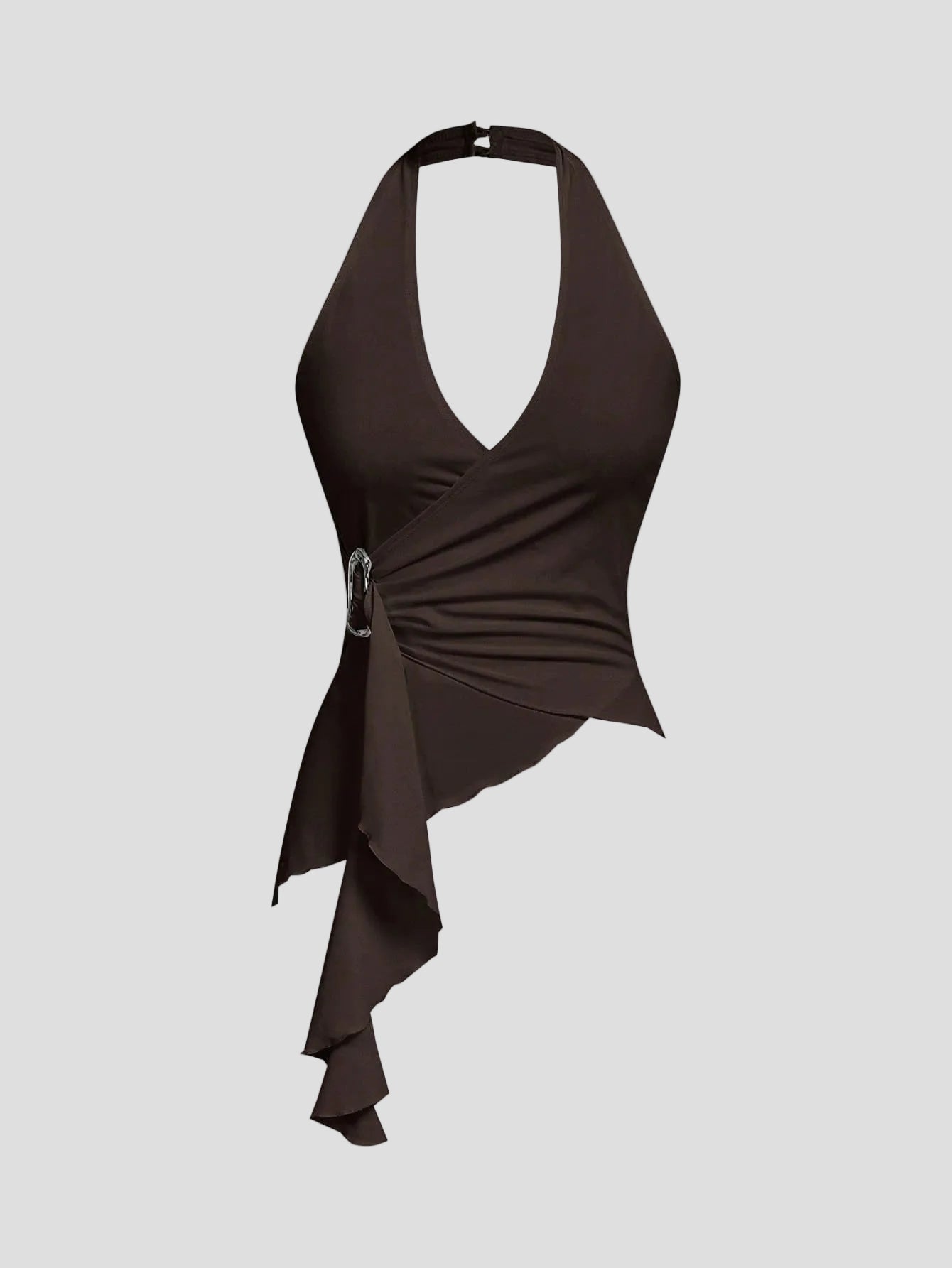 Livia – Drapierte Neckholder-Top