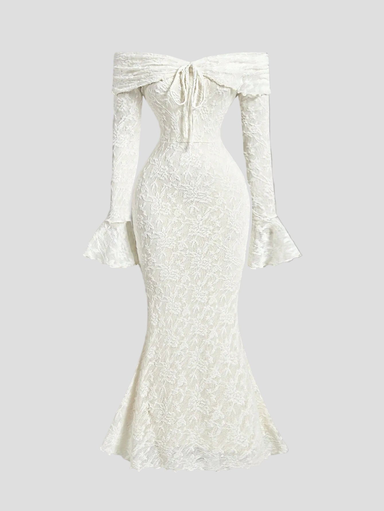 Élise - Spitzenkleid Elfenbein