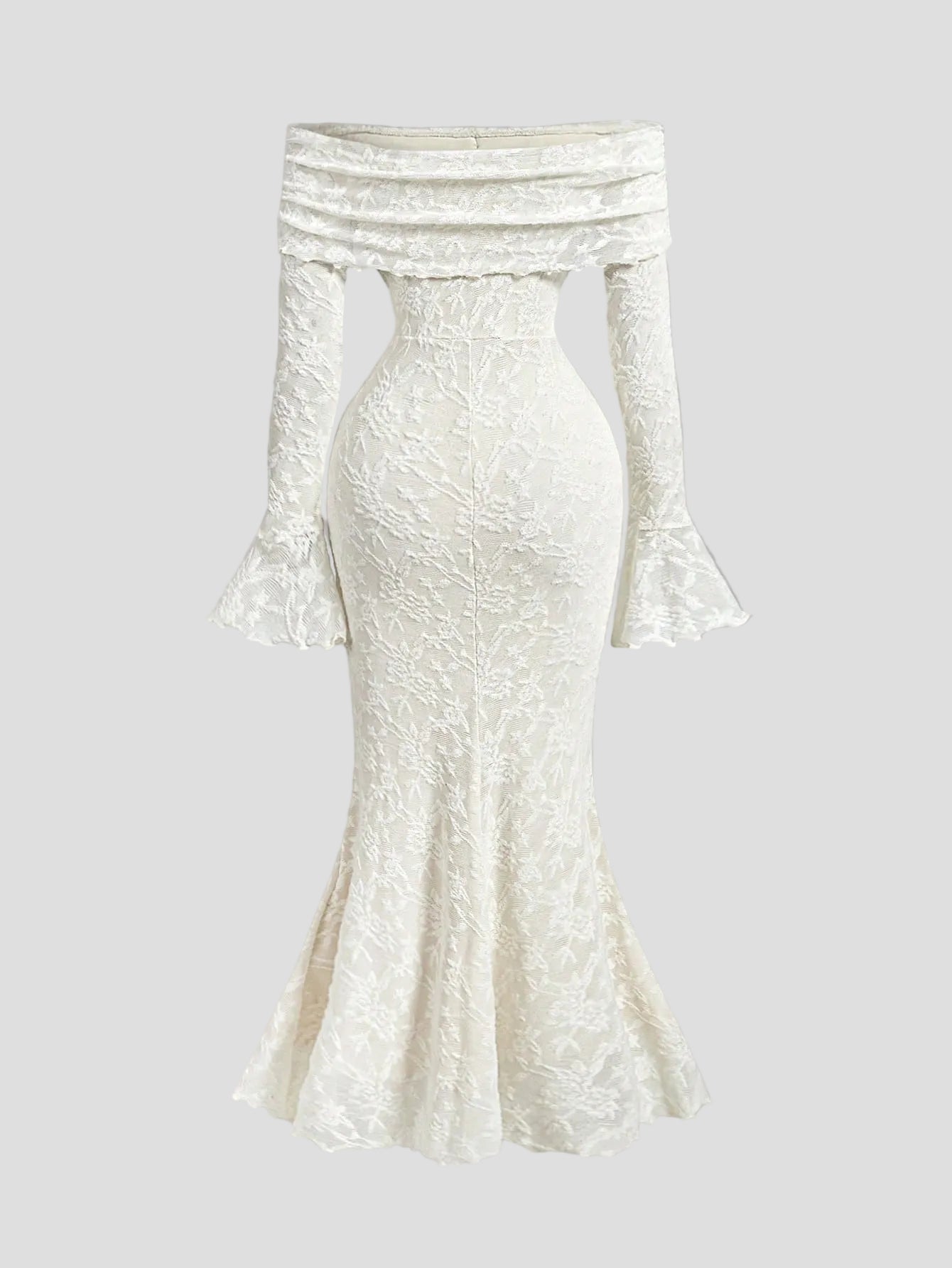 Élise - Spitzenkleid Elfenbein