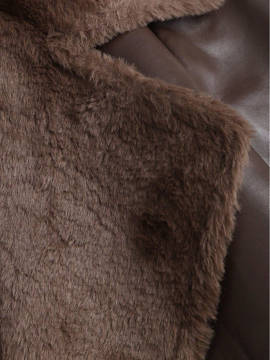 Selene – Mocha-Pelzjacke