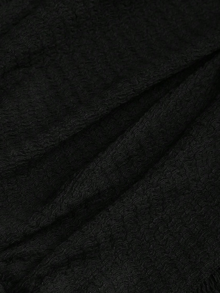 Lena – Drapiertes Minikleid in Schwarz