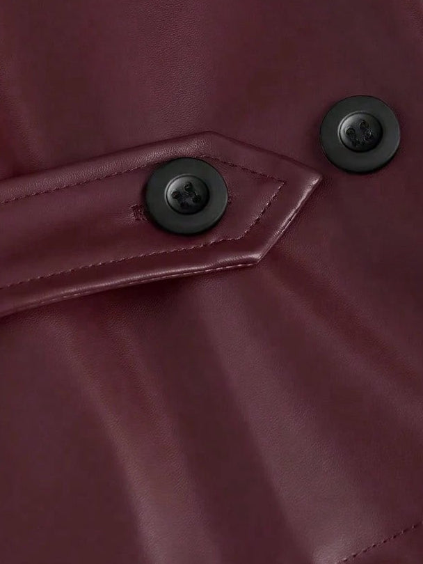 Aurora – Bordeaux Trenchcoat