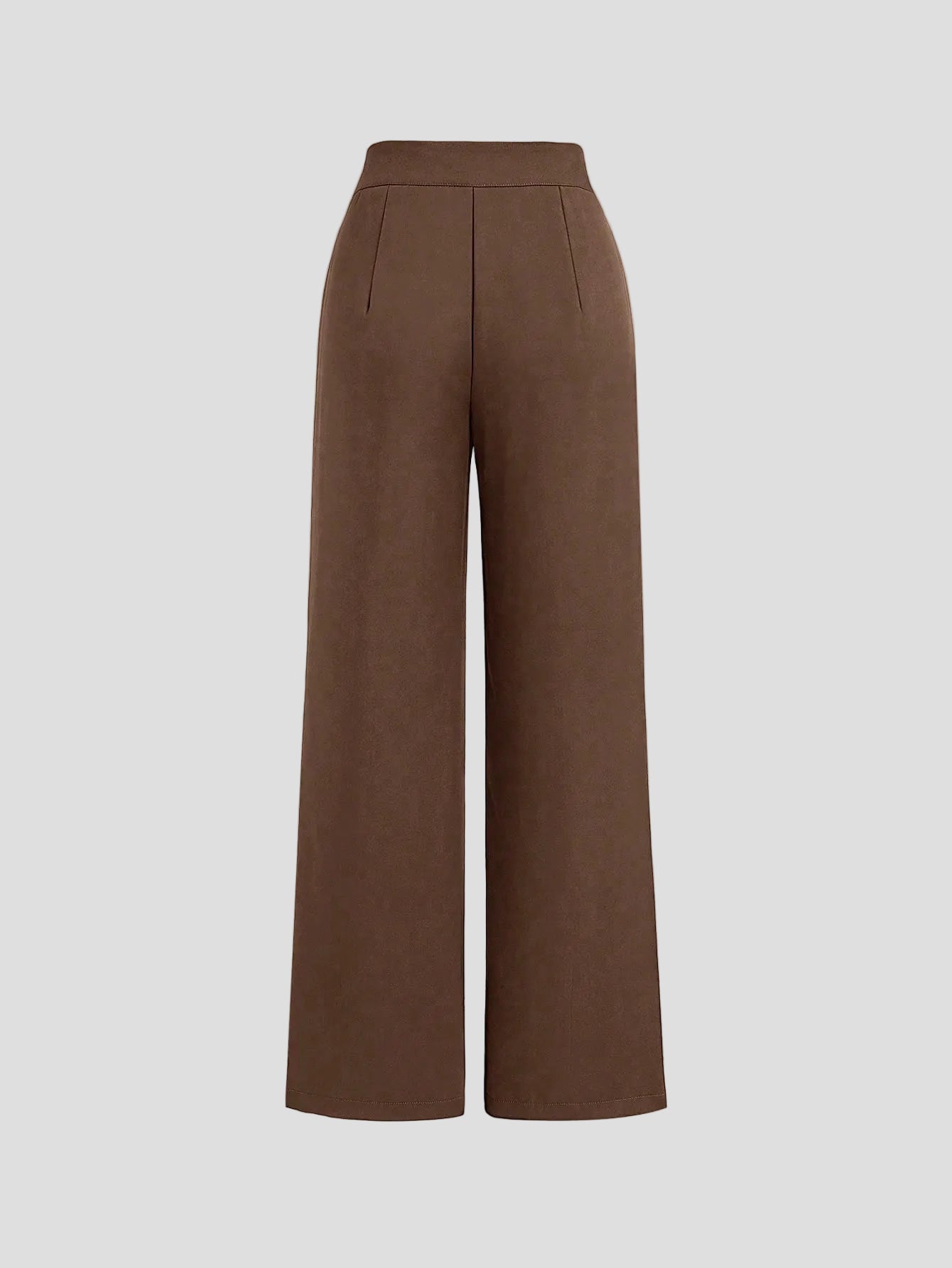 Colette – Kastanienbraune, maßgeschneiderte Hose mit geradem Bein