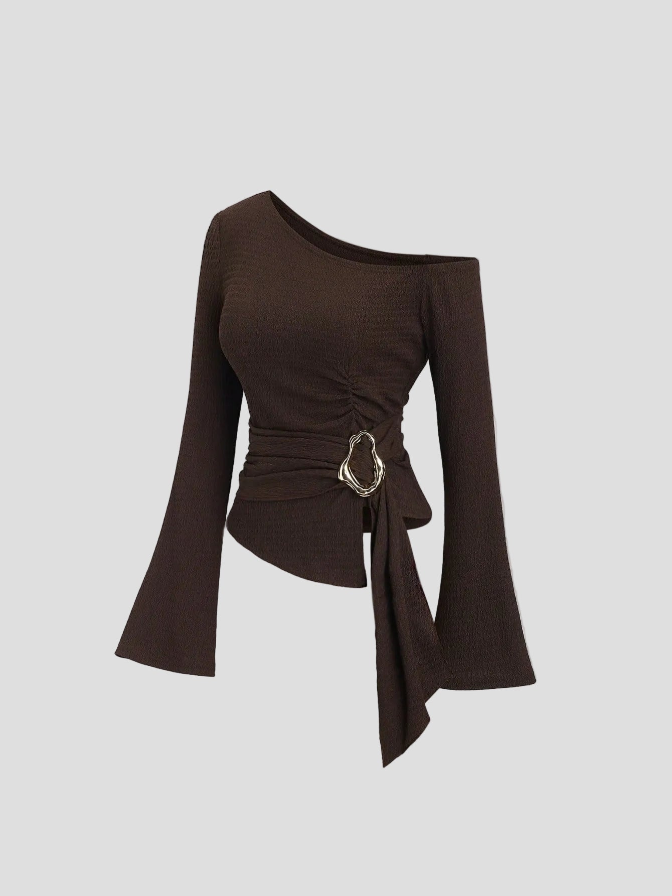 Serena – One-Shoulder-Top mit Schnalle