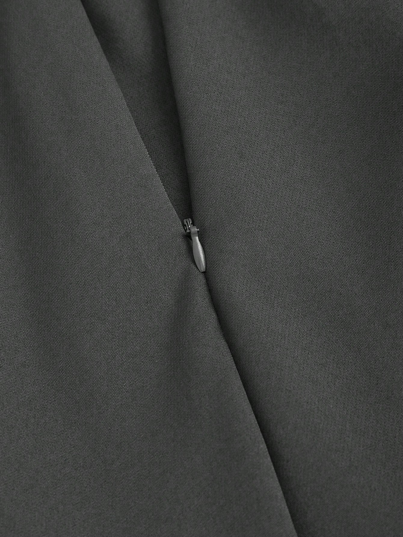 Selene – Maßgeschneiderte Hose mit geradem Bein in Schiefergrau