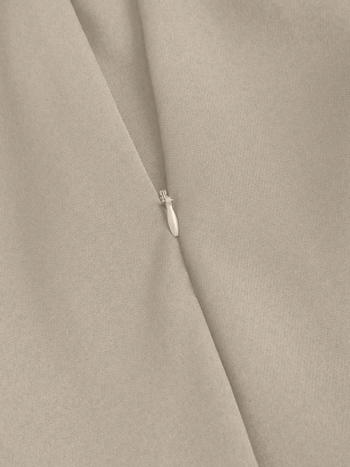 Sienna – Gerade geschnittene, maßgeschneiderte Hose in Sandfarbe
