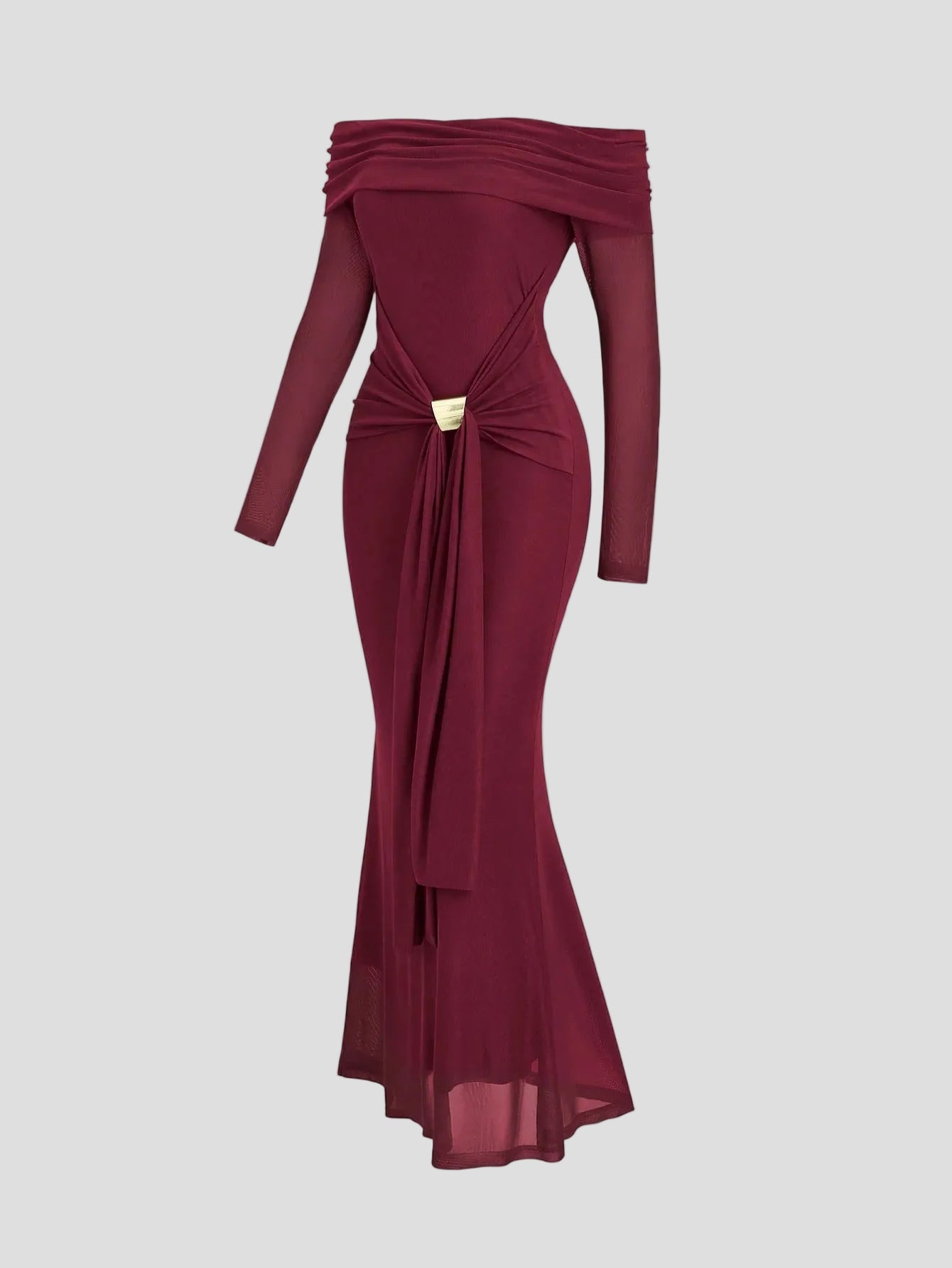 Nadine – Bordeaux Éternelle Kleid