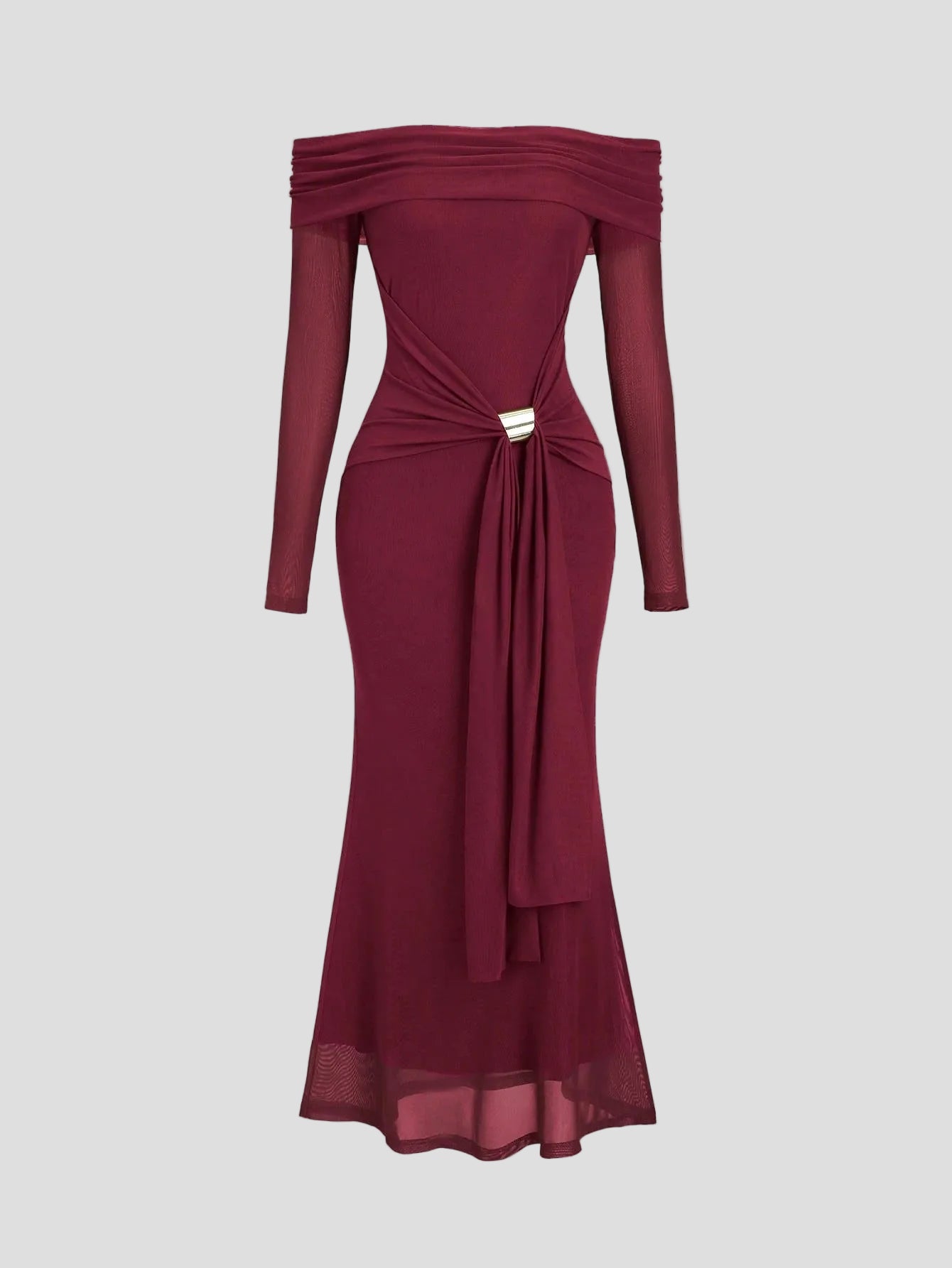 Nadine – Bordeaux Éternelle Kleid
