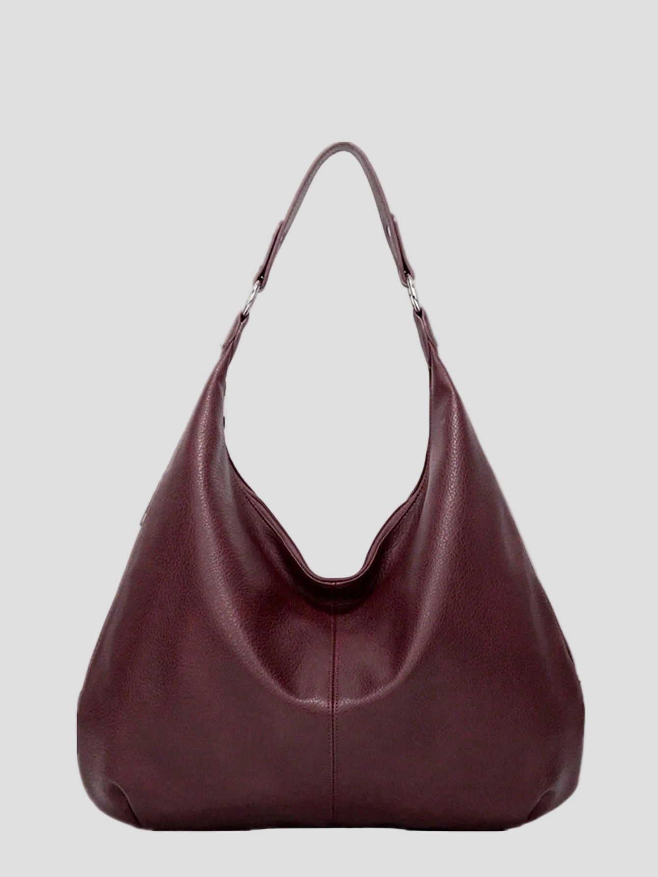 Élodie – Bordeaux Prestige Hobo Bag