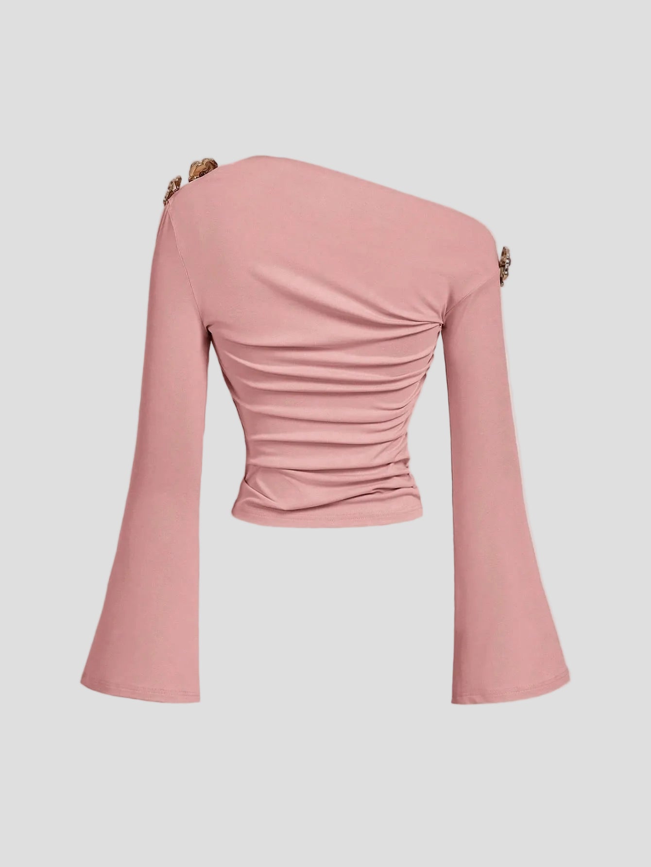 Rosé - One-Shoulder-Oberteil
