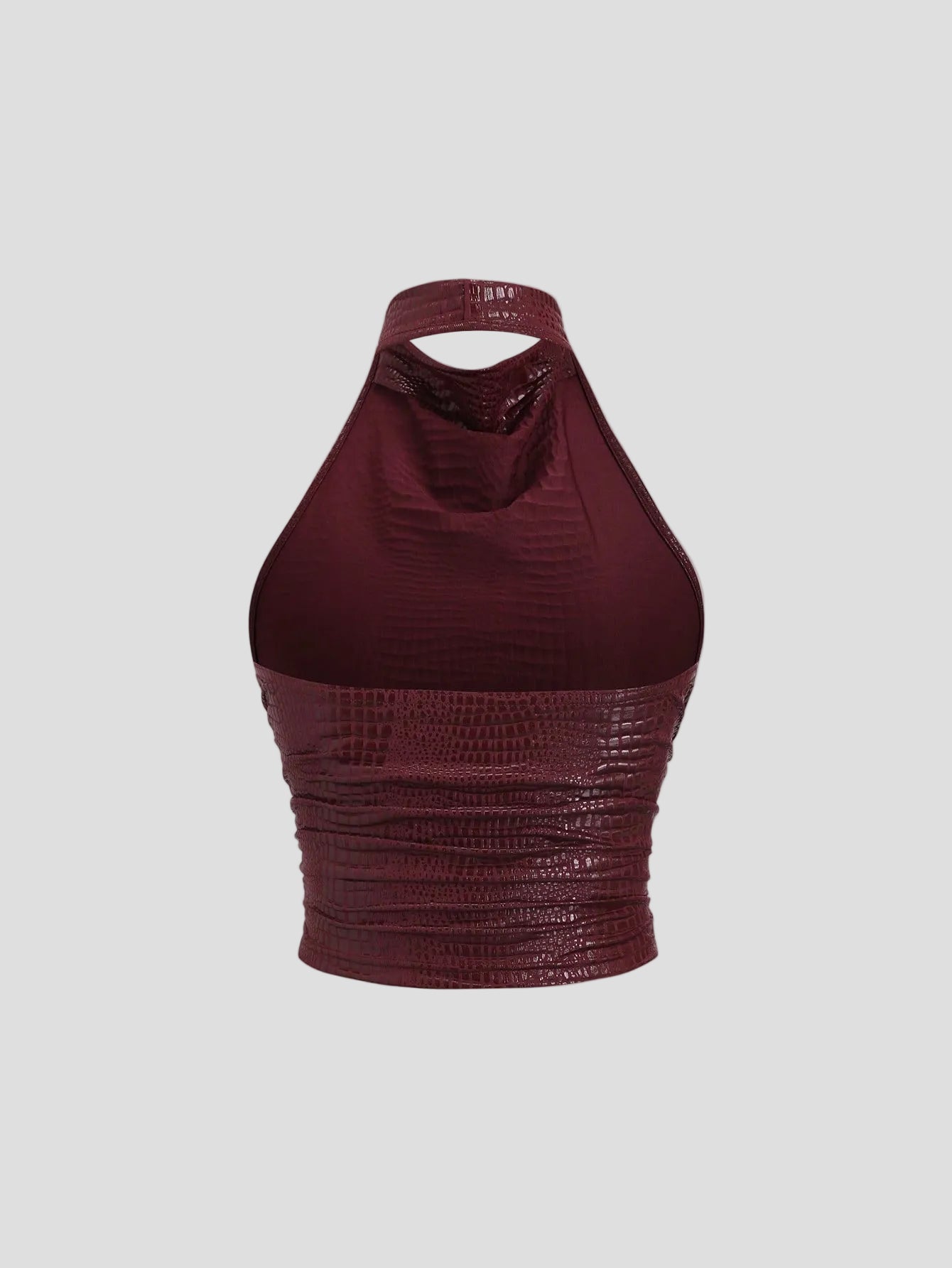 Anouk – Croco Neckholder-Top