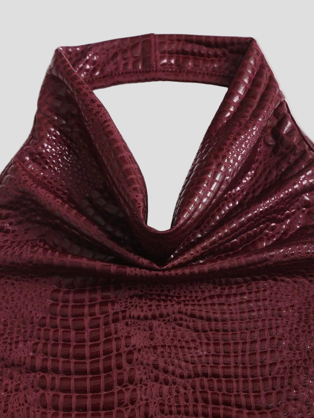 Anouk – Croco Neckholder-Top