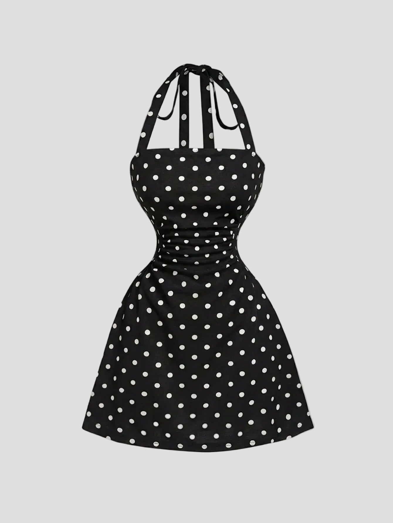 Sabine – Kleid mit schwarzen Punkten
