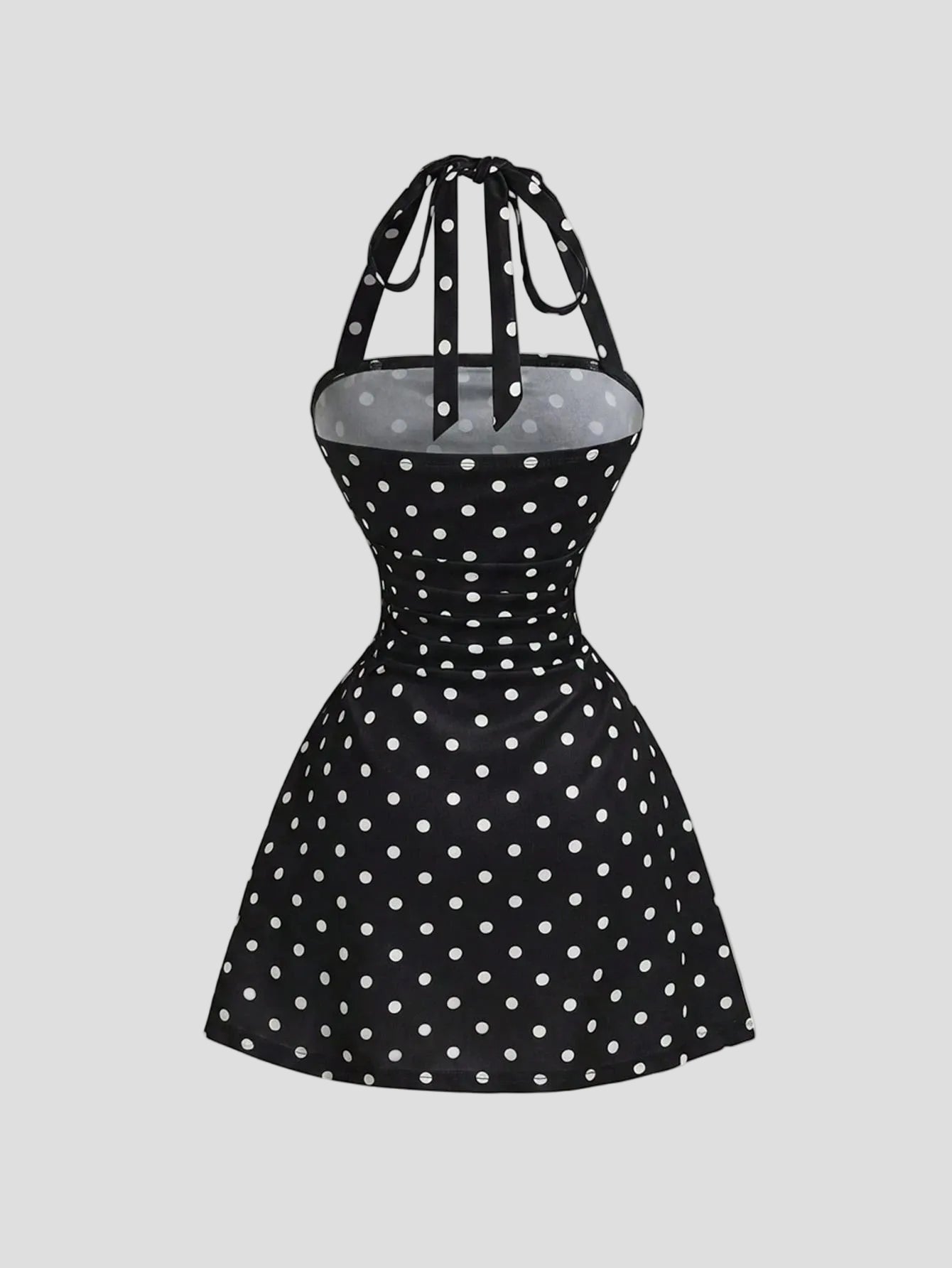 Sabine – Kleid mit schwarzen Punkten