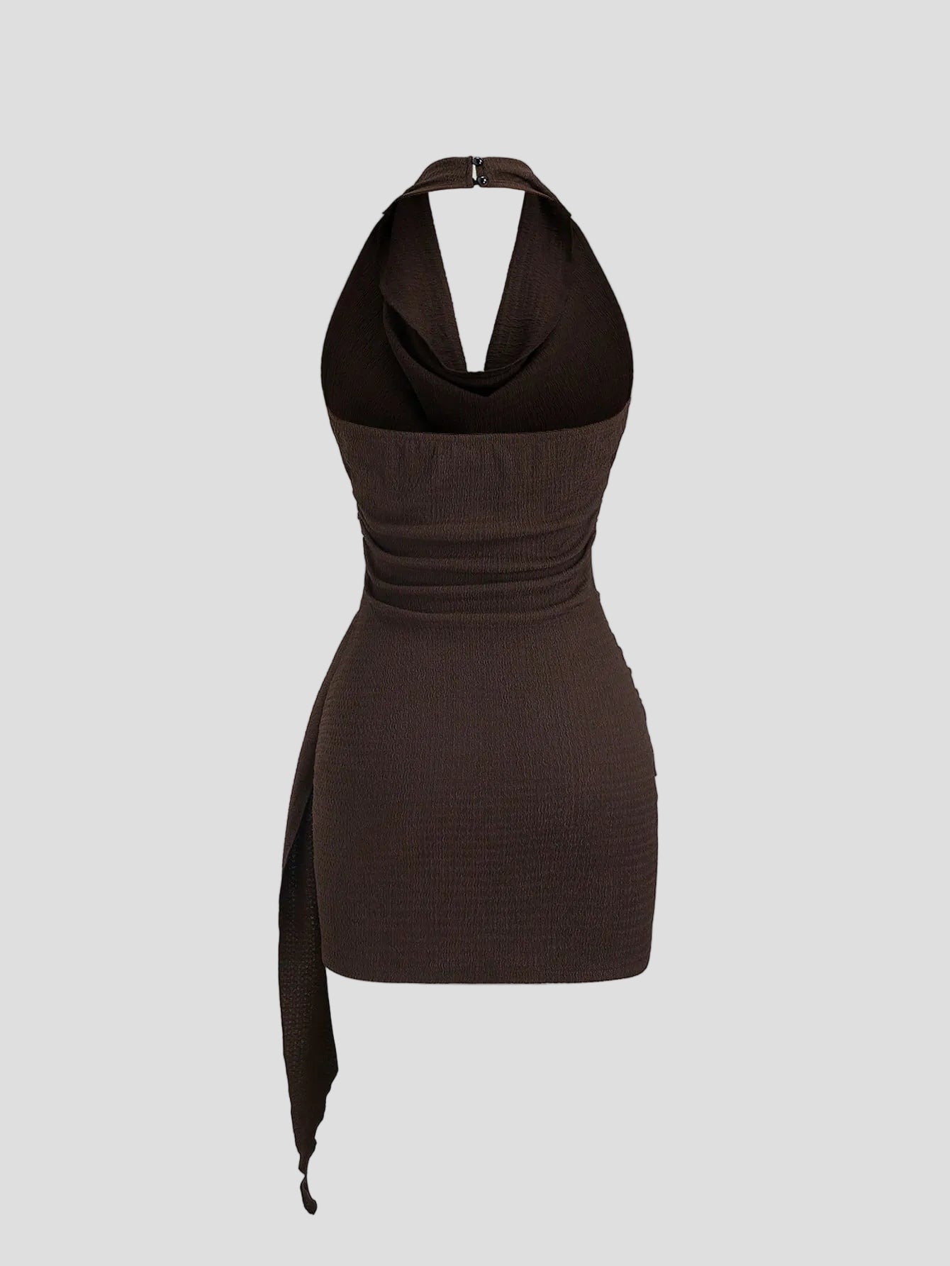 Sorella – Espresso Neckholder-Kleid