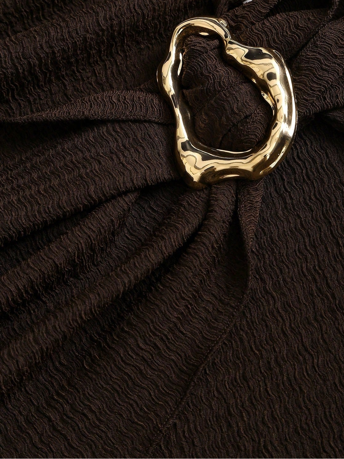 Sorella – Espresso Neckholder-Kleid