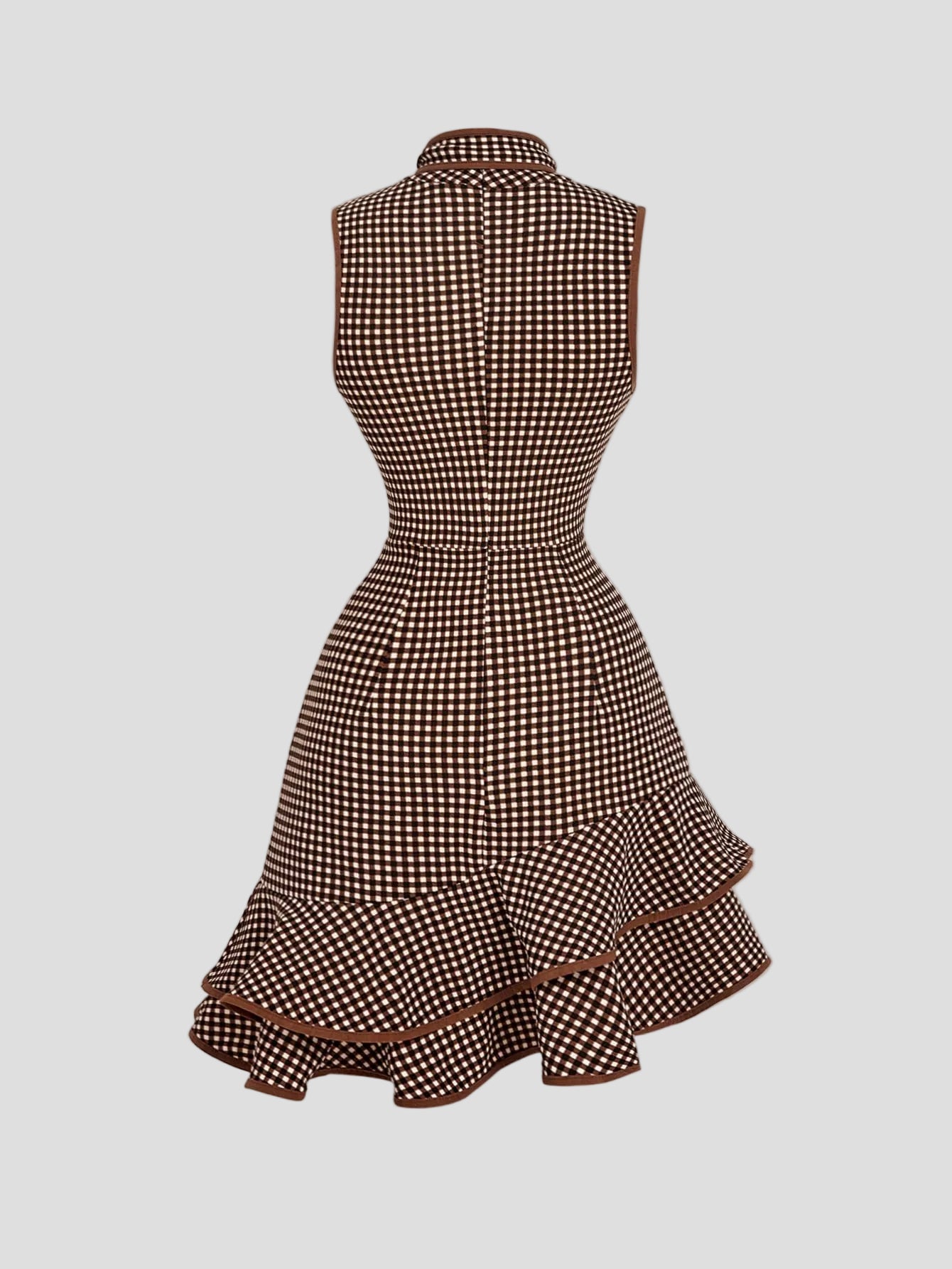 Maëlle - Vichy Café-Kleid
