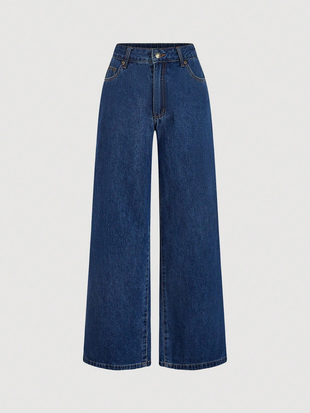 Sweetra Look elegante em jeans para mulheres