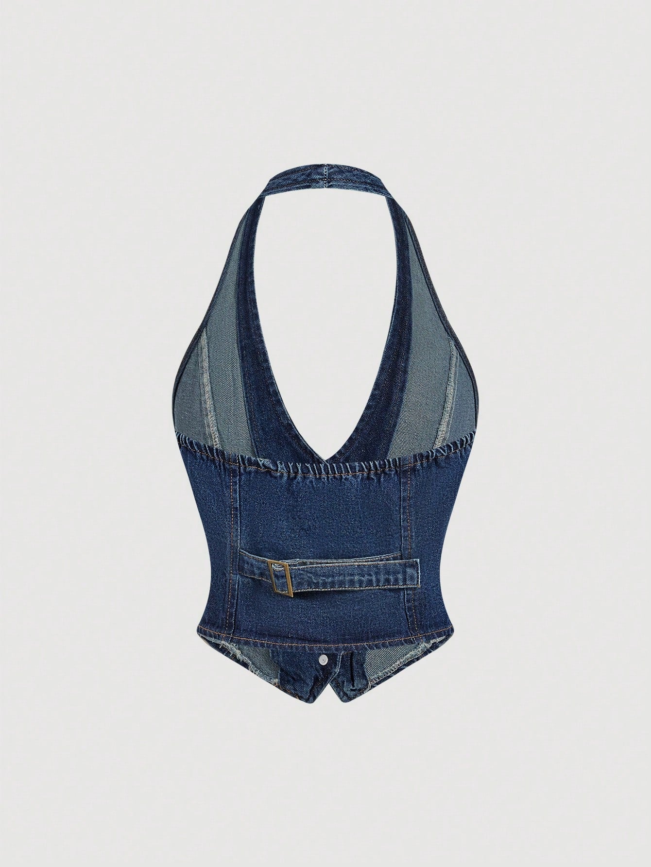 Sweetra Look elegante em jeans para mulheres