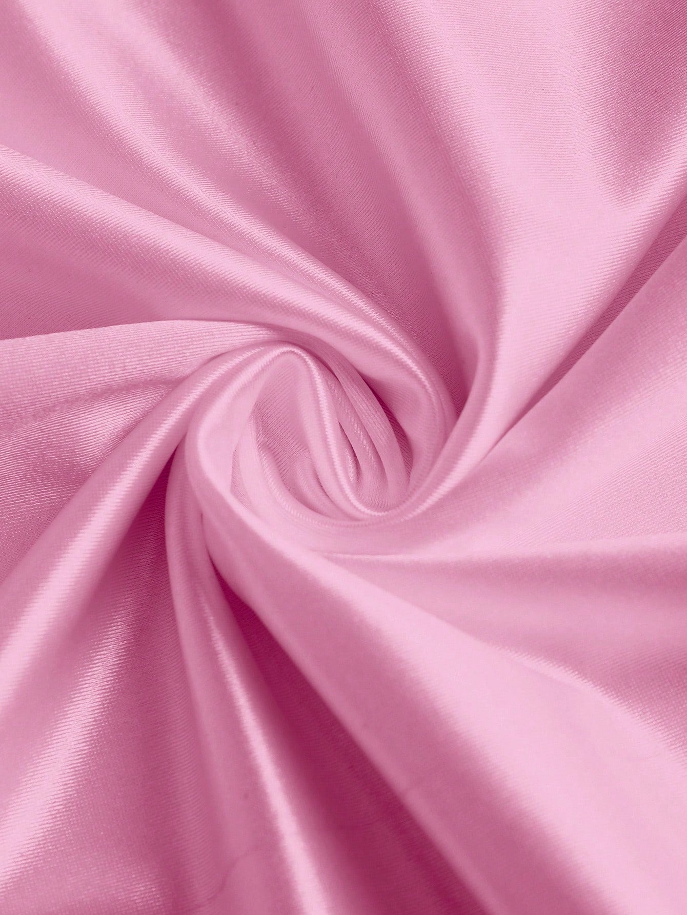 Rosé – Satin-Eleganz Midirock