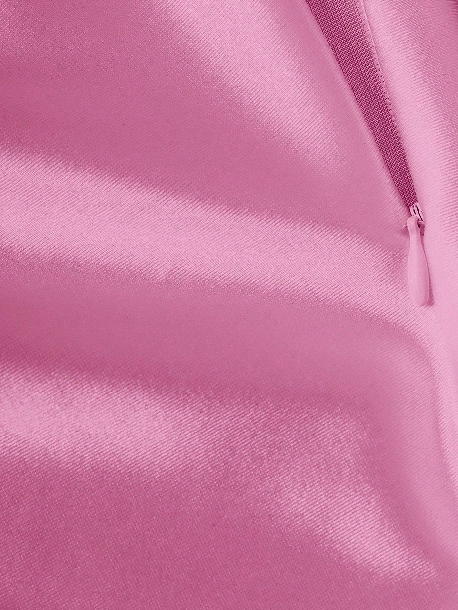 Rosé – Satin-Eleganz Midirock