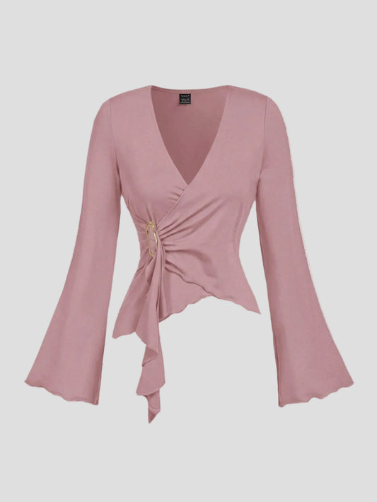 Roselle - Wickelringbluse