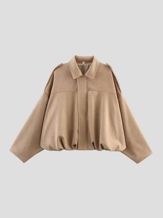 Elisa – Oversized-Jacke in Sand