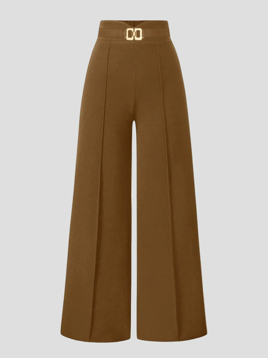 Colette – Karamellfarbene Palazzohose