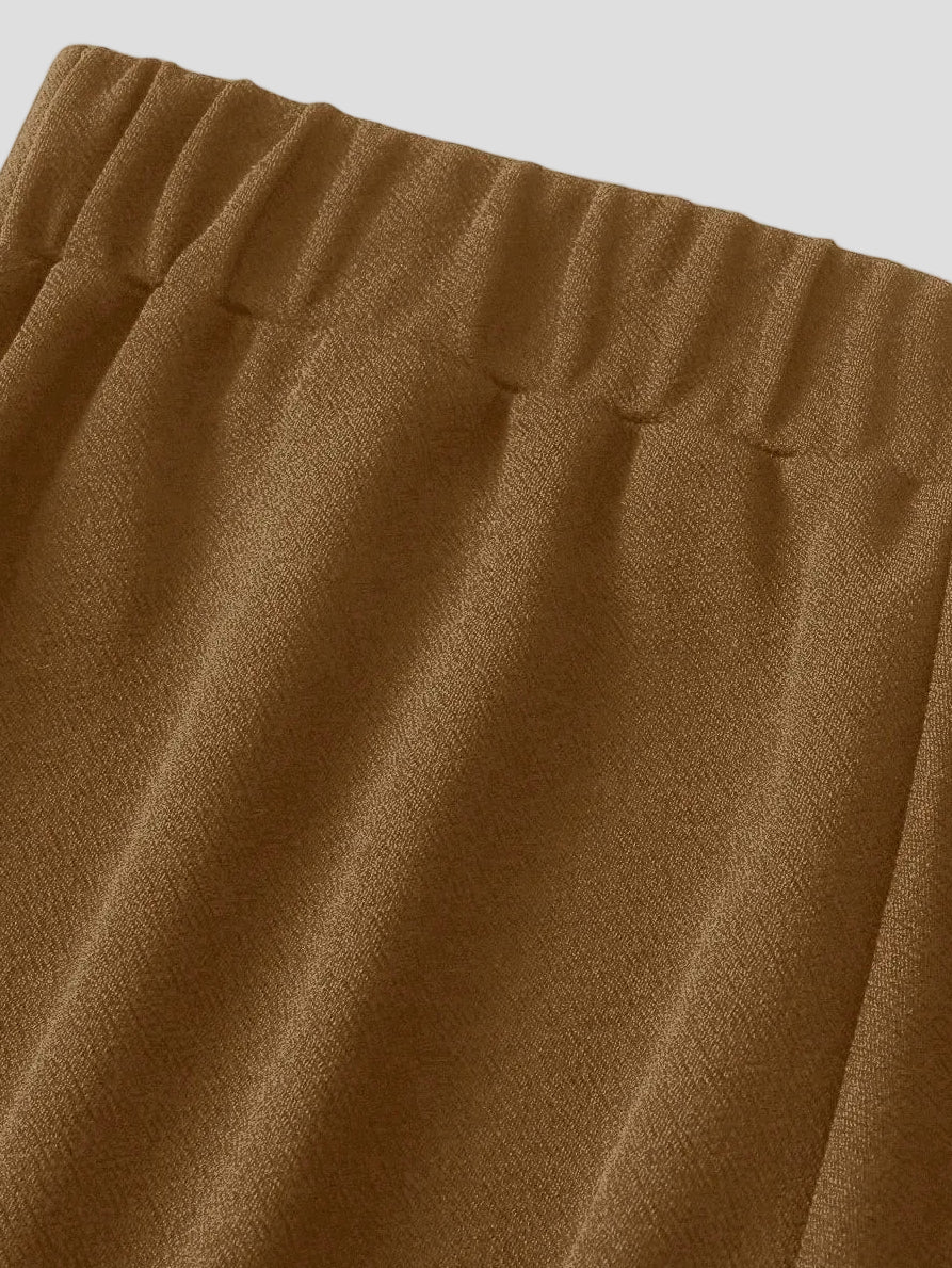 Colette – Karamellfarbene Palazzohose