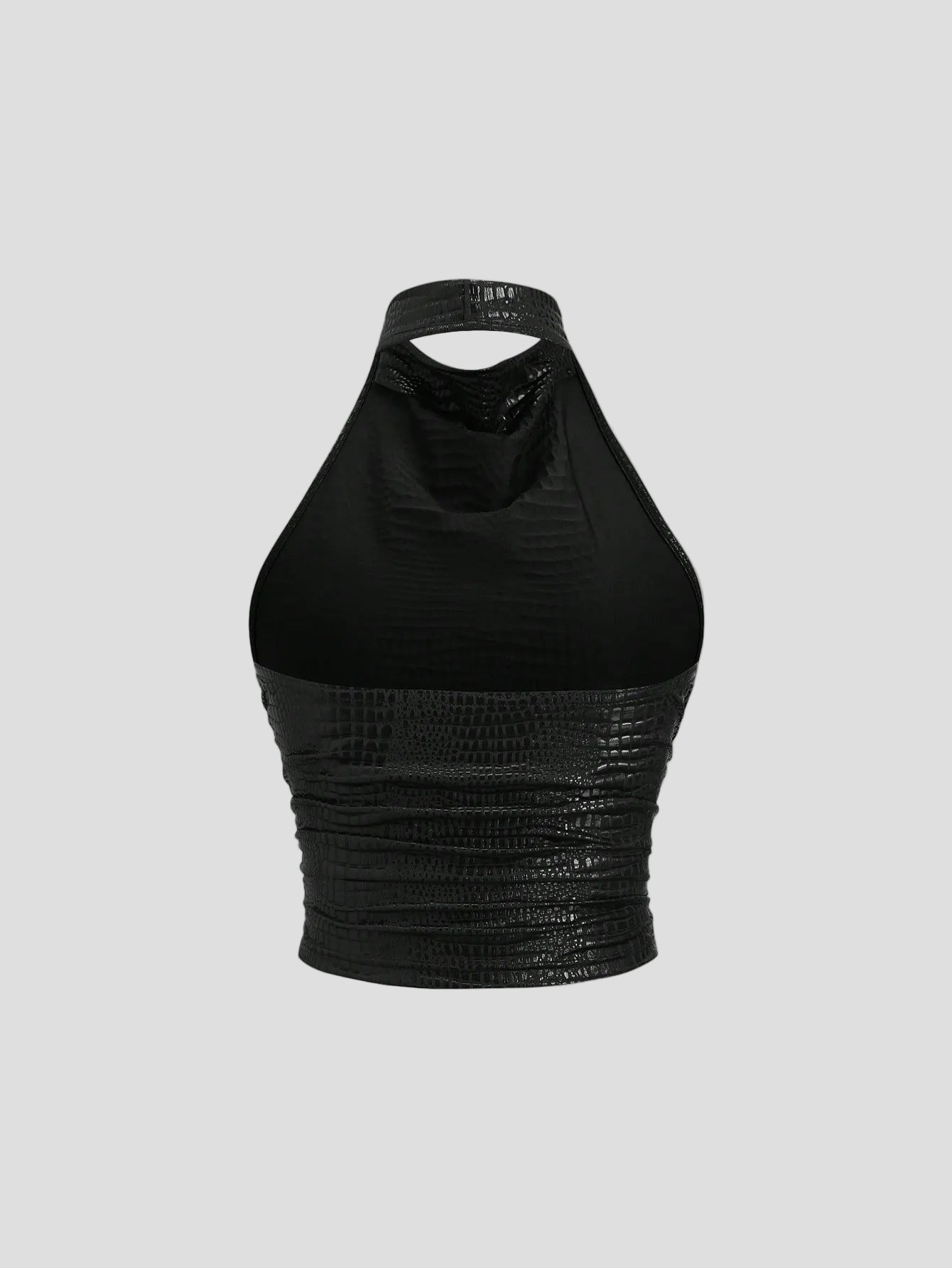 Mireille - Croco-Neckholder-Top
