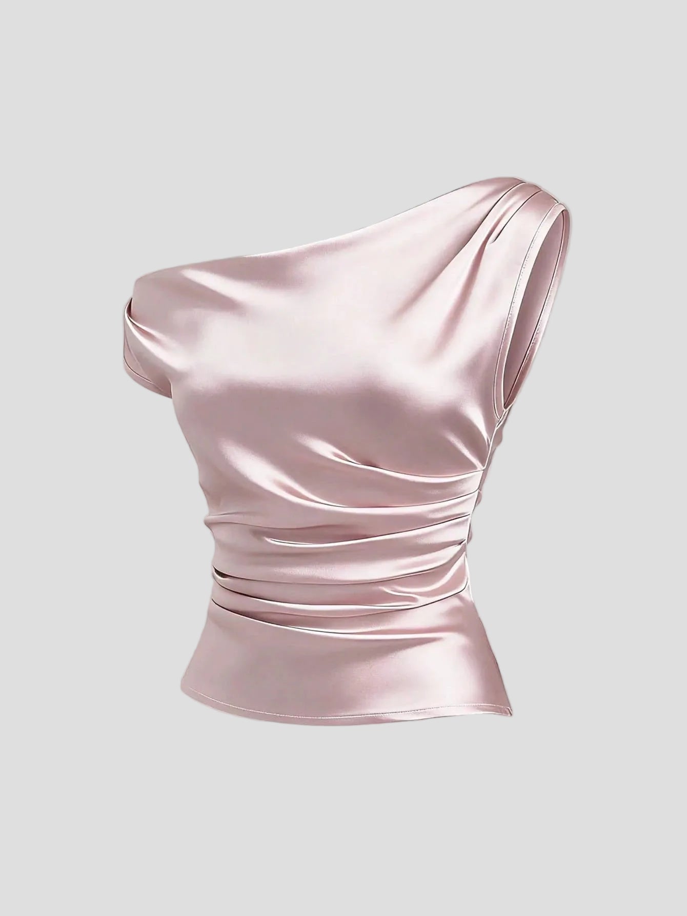 Elara – Satin-Top mit einem Träger