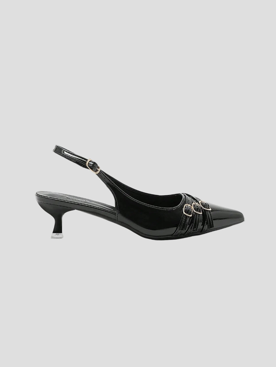 Nadine – Schwarze Slingbacks