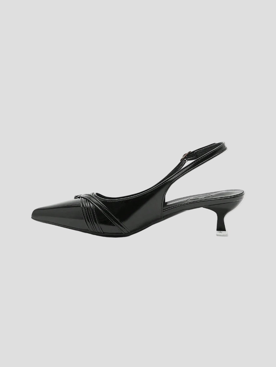 Nadine – Schwarze Slingbacks