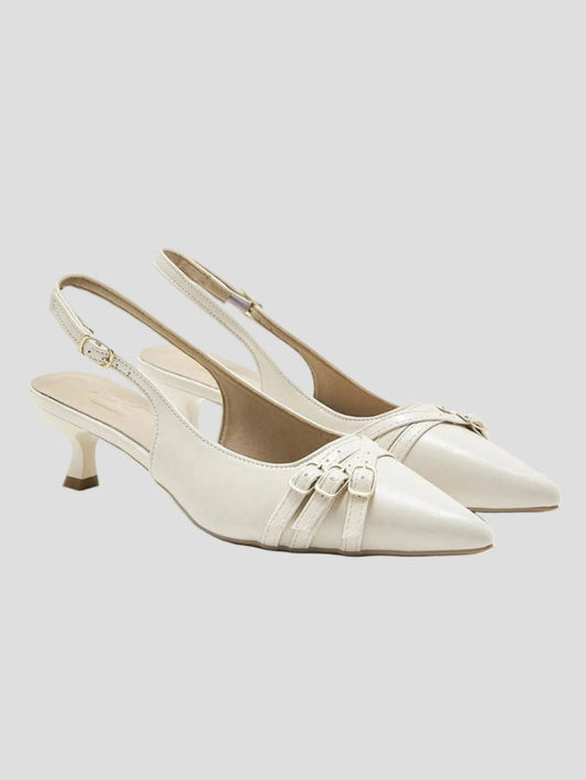 Alina - Slingpumps Elfenbein