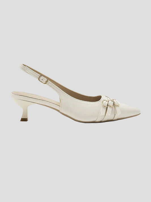 Alina - Slingpumps Elfenbein