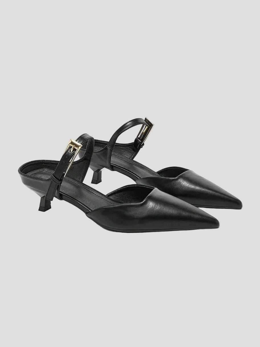 Sabine – Schwarze Slingpumps