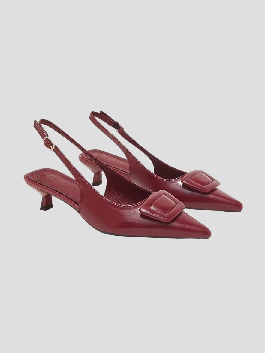 Eliane - Rouge Slingbacks