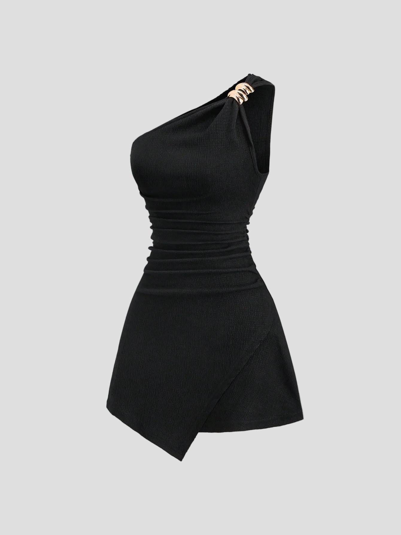 Noir – One-Shoulder-Kleid Étoile