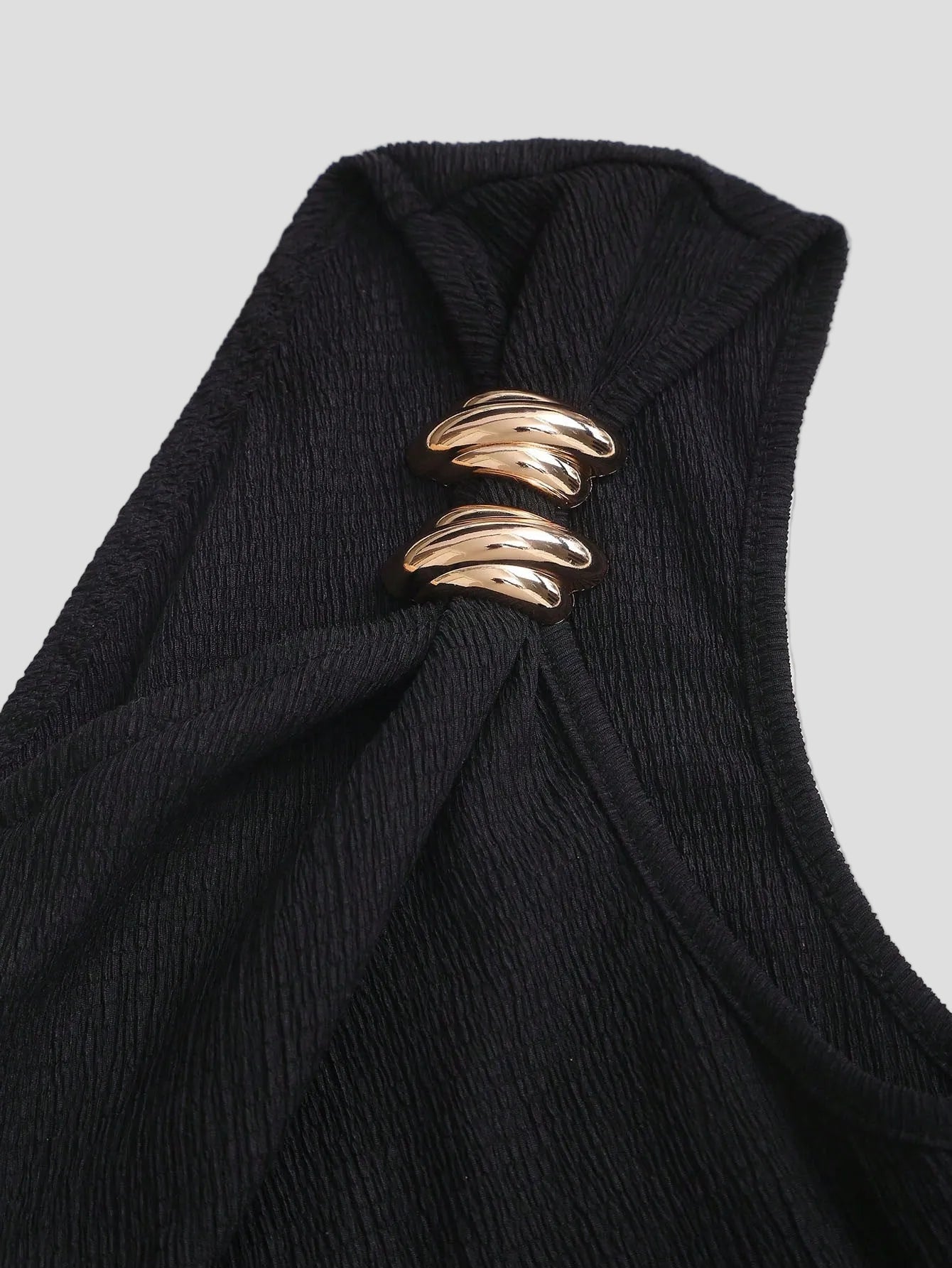 Noir – One-Shoulder-Kleid Étoile