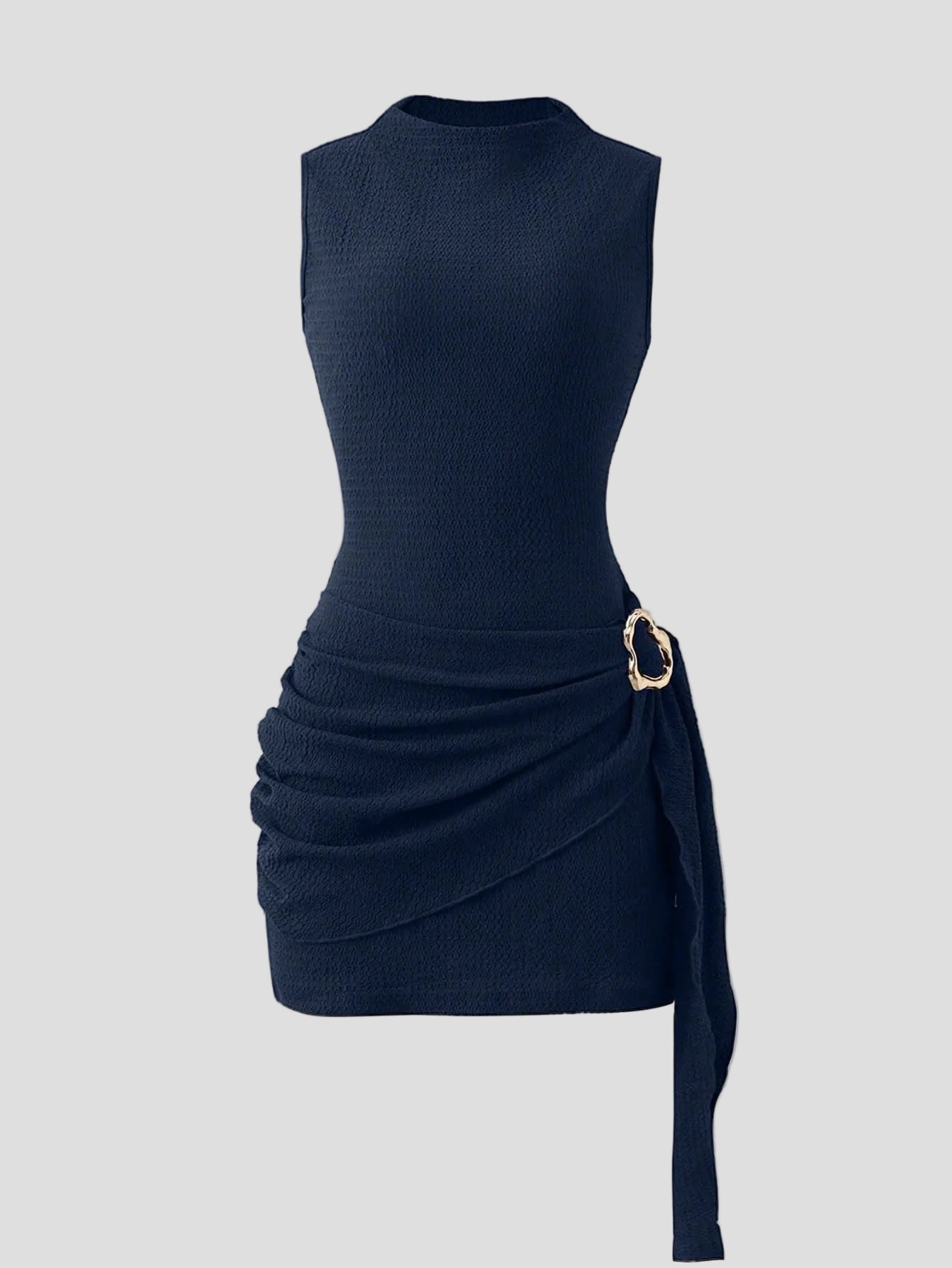 Leonie - Drapierte Minikleid "Midnight"