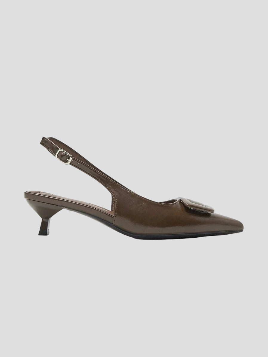 Anouk – Olivefarbene Slingbacks