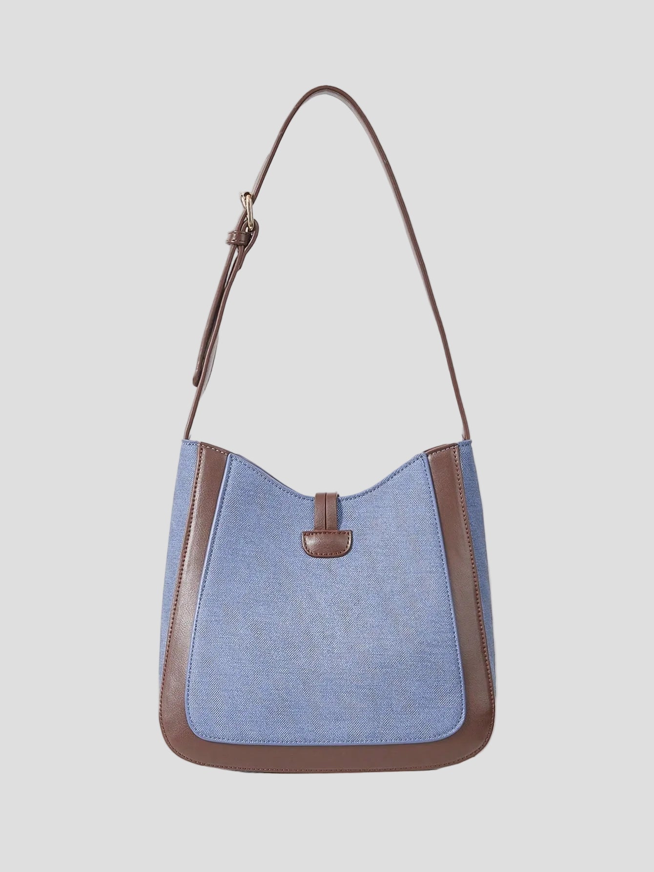 Eliane – Azure Canvas-Umhängetasche