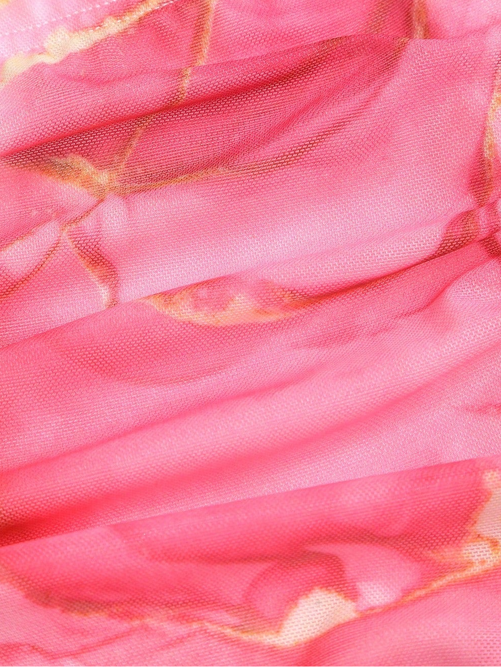 Rosé - Aura Satin-Midirock